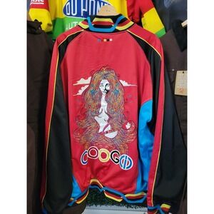vtg 90s COOGI MERMAID TRACK 3xl // designer sweater tundra jacket surf baggy